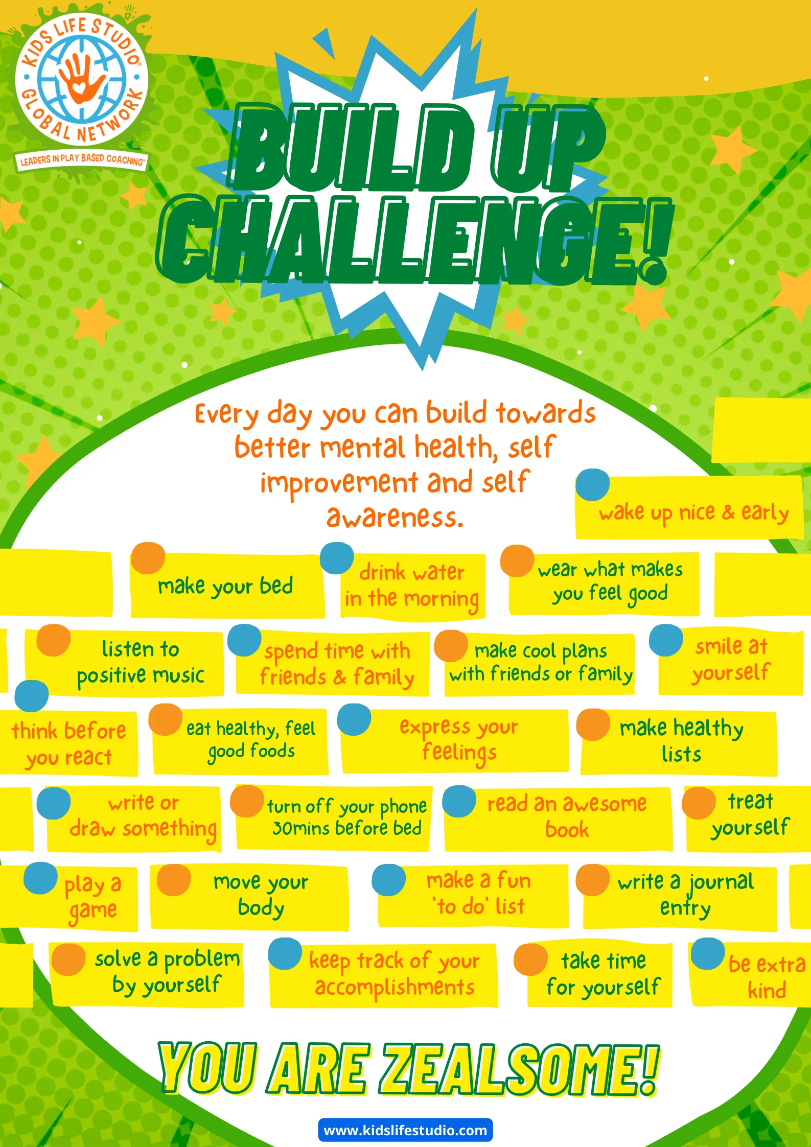 build up challenge poster - Coaching Resources