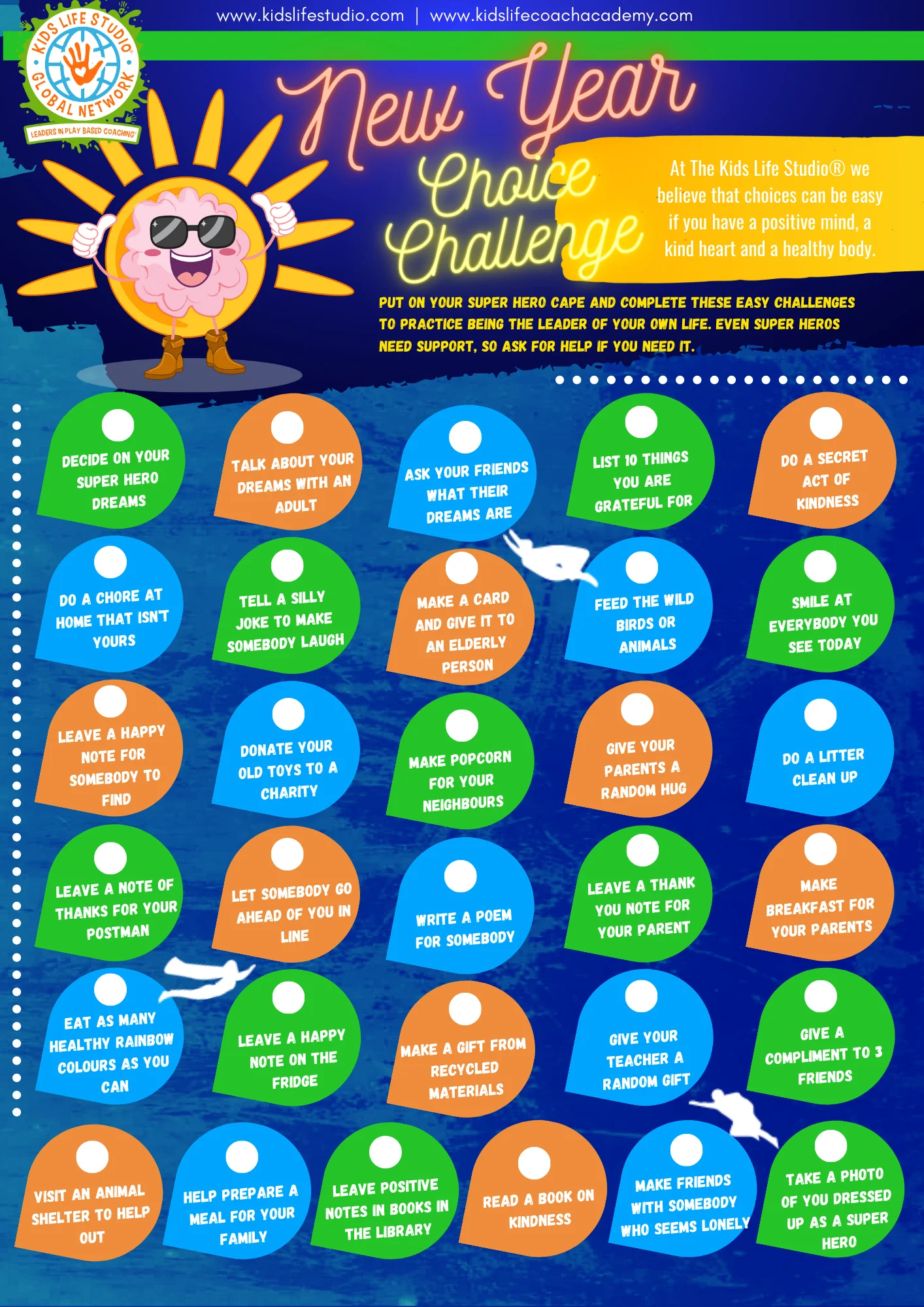 january trampoline effect new year choice challenge flyer - Coaching Resources